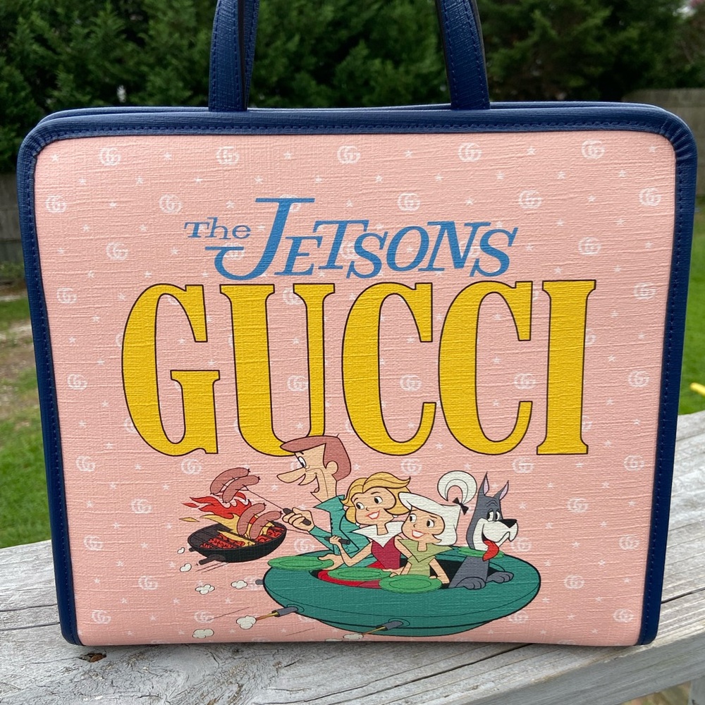 Gucci Bag with Vibrant Pink Interior